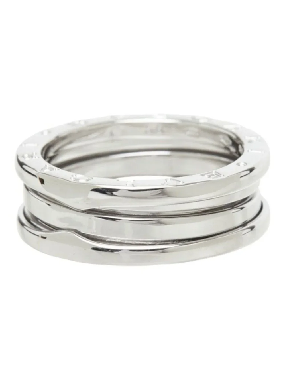 Bvlgari B.zero1 Band Ring 56 18k White Gold